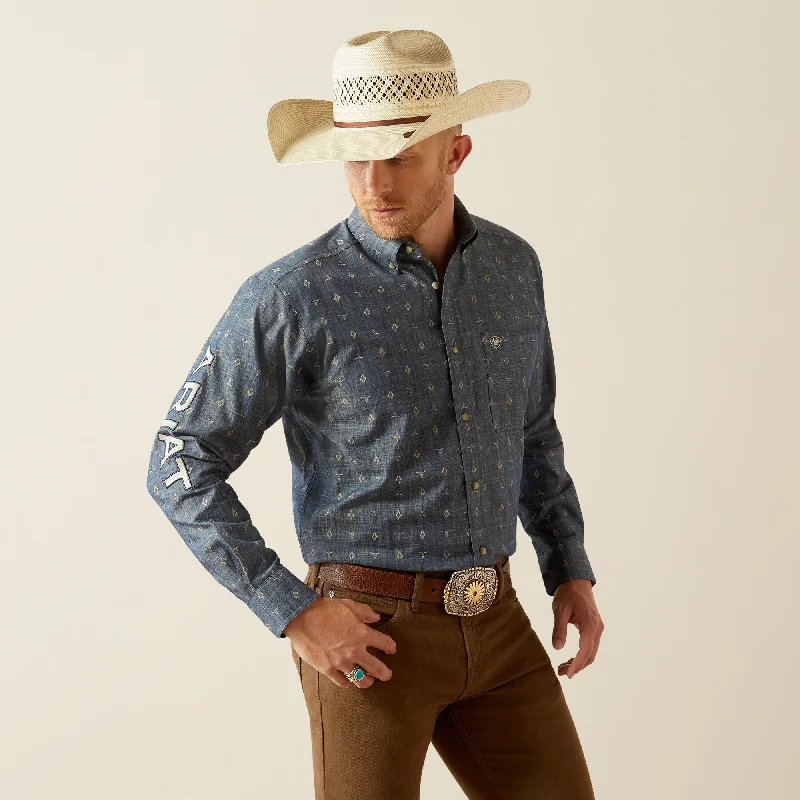 Men's waterproof long sleeve rain shirts for outdoor hiking in the rainMen's Ariat Team Philibert Classic Fit Button Down Shirt #10054732 Men's waterproof long sleeve rain shirts for outdoor hiking in the rainMen's Ariat Team Philibert Classic Fit Button Down Shirt #10054732