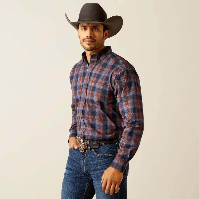 Men's long sleeve military - style utility shirts with multiple pocketsMen's Ariat Pro Series Tyler Classic Fit Button Down Shirt #10052347 Men's long sleeve military - style utility shirts with multiple pocketsMen's Ariat Pro Series Tyler Classic Fit Button Down Shirt #10052347