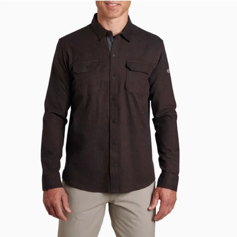 Men's long sleeve fleece - lined shirts for extreme cold weatherKÜHL Men's DESCENDR Long Sleeve Button-Down Flannel Work Shirt Men's long sleeve fleece - lined shirts for extreme cold weatherKÜHL Men's DESCENDR Long Sleeve Button-Down Flannel Work Shirt
