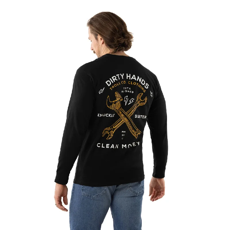 Men's long sleeve tartan pattern shirts for a traditional Scottish lookTroll Co. Men's Twisting Wrenches Graphic Long Sleeve T-Shirt Men's long sleeve tartan pattern shirts for a traditional Scottish lookTroll Co. Men's Twisting Wrenches Graphic Long Sleeve T-Shirt