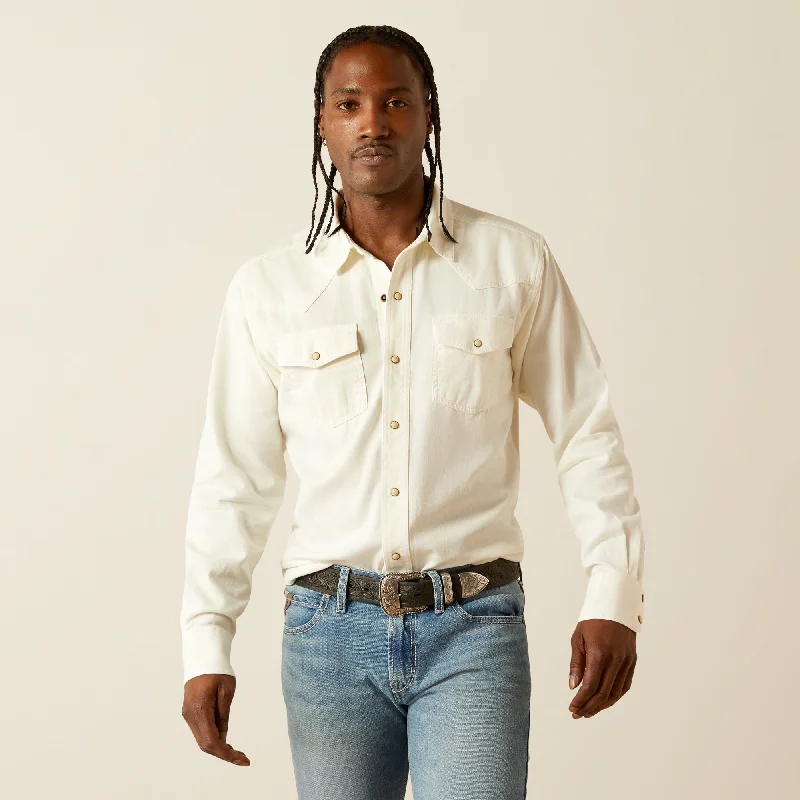 Men's oversized long sleeve graphic tees for a trendy streetwear lookMen's Ariat Jurlington Retro Fit Snap Front Shirt #10055107 Men's oversized long sleeve graphic tees for a trendy streetwear lookMen's Ariat Jurlington Retro Fit Snap Front Shirt #10055107