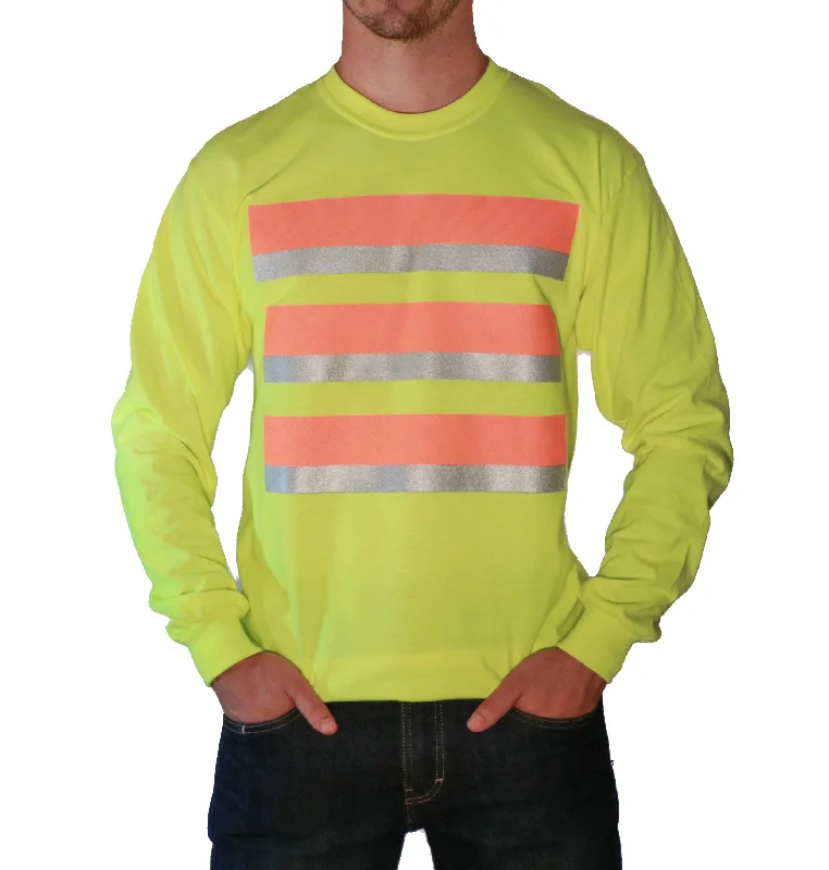 Men's long sleeve turtleneck sweaters in cashmere for a luxurious feelWhistle Workwear Safety Long Sleeve T-Shirt_Yellow Men's long sleeve turtleneck sweaters in cashmere for a luxurious feelWhistle Workwear Safety Long Sleeve T-Shirt_Yellow