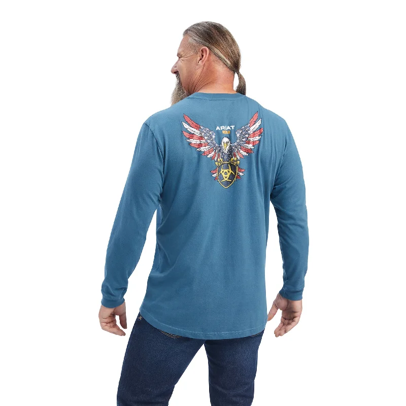 Men's thermal long sleeve base layer shirts for winter skiingAriat Men's Rebar Cotton Strong Graphic Long Sleeve T-Shirt Men's thermal long sleeve base layer shirts for winter skiingAriat Men's Rebar Cotton Strong Graphic Long Sleeve T-Shirt