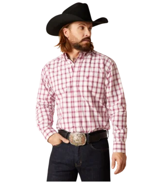 Men's long sleeve silk shirts in vibrant colors for a night outMen's Ariat Pro Series Erick Classic Fit Button Down Shirt #10047194 Men's long sleeve silk shirts in vibrant colors for a night outMen's Ariat Pro Series Erick Classic Fit Button Down Shirt #10047194