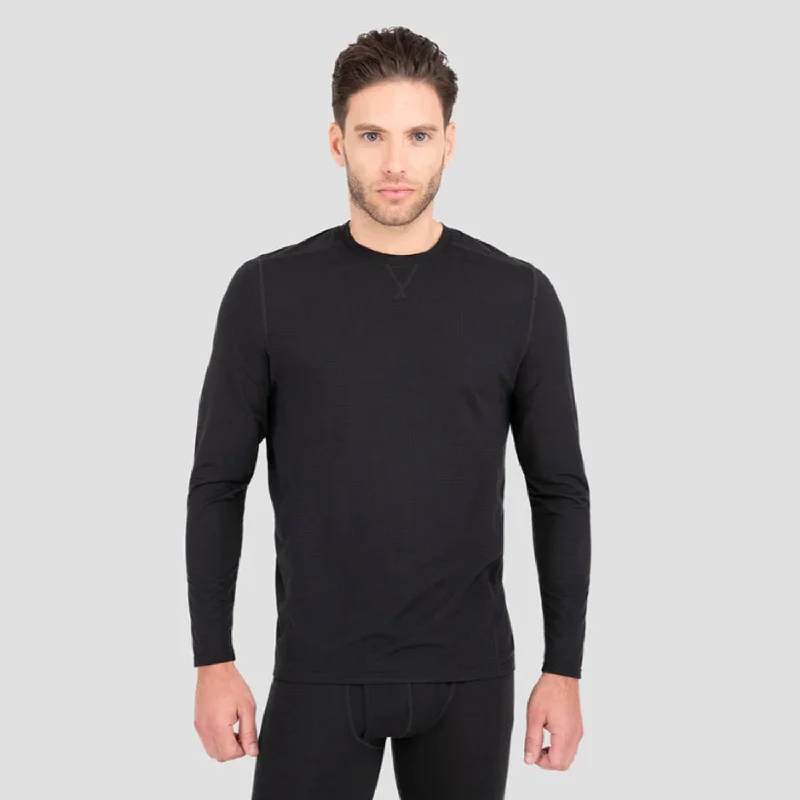 Men's button - front long sleeve Henley shirts with a casual charmTerramar Men's Transport® Lightweight Performance Long Sleeve Crew Top Men's button - front long sleeve Henley shirts with a casual charmTerramar Men's Transport® Lightweight Performance Long Sleeve Crew Top