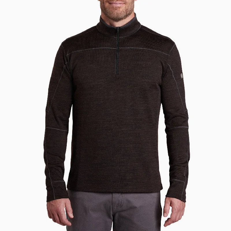 Men's long sleeve thermal shirts with thumbholes for extra warmthKÜHL Men's Ryzer Long Sleeve Hiker Shirt