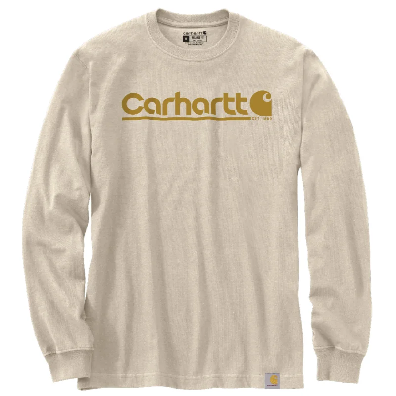 Men's oversized long sleeve graphic tees for a trendy streetwear lookCarhartt Men's Relaxed Fit Heavyweight Graphic Long Sleeve T-Shirt