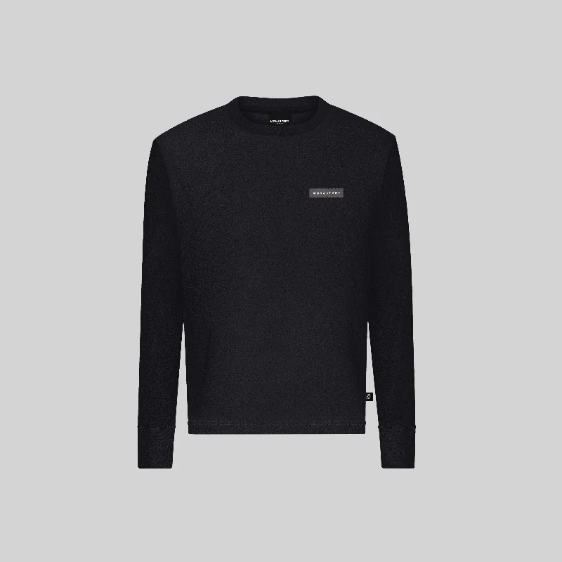 Men's waterproof long sleeve rain shirts for outdoor hiking in the rainLUXE LONG SLEEVE BLACK Men's waterproof long sleeve rain shirts for outdoor hiking in the rainLUXE LONG SLEEVE BLACK