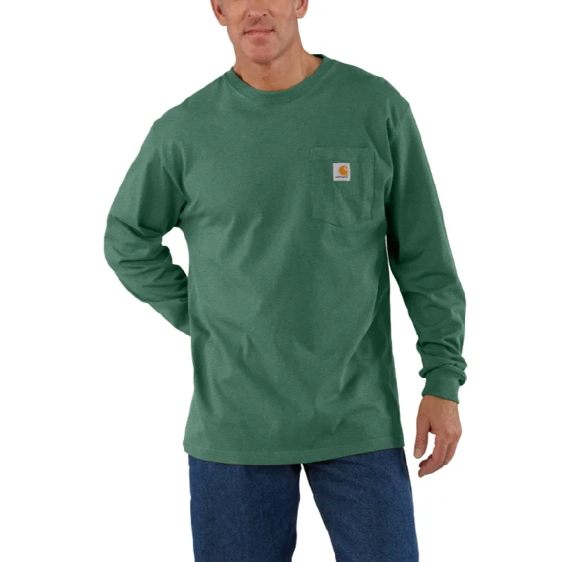 Men's waterproof long sleeve rain shirts for outdoor hiking in the rainCarhartt Men's Logo Sleeve Long Sleeve T-Shirt_Frosted Balsam Heather Men's waterproof long sleeve rain shirts for outdoor hiking in the rainCarhartt Men's Logo Sleeve Long Sleeve T-Shirt_Frosted Balsam Heather
