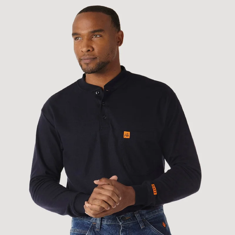Men's anti - wrinkle long sleeve travel shirts for hassle - free tripsWrangler Men's RIGGS Fire Resistant Long Sleeve Henley Men's anti - wrinkle long sleeve travel shirts for hassle - free tripsWrangler Men's RIGGS Fire Resistant Long Sleeve Henley