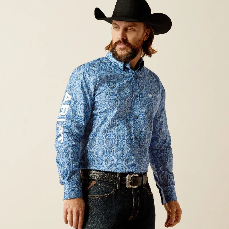 Men's long sleeve flannel plaid shirts with a classic rustic lookMen's Ariat Team Kellan Fitted Button Down Shirt #10052627 Men's long sleeve flannel plaid shirts with a classic rustic lookMen's Ariat Team Kellan Fitted Button Down Shirt #10052627