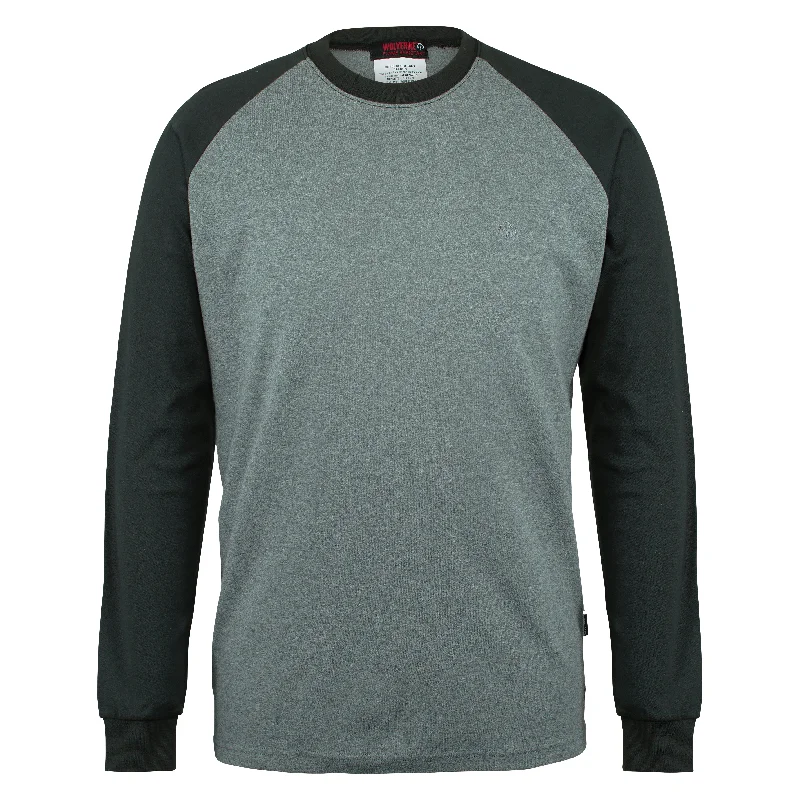 Men's moisture wicking long sleeve athletic shirts for running marathonsWolverine Men's FR Brower Long Sleeve T-Shirt Men's moisture wicking long sleeve athletic shirts for running marathonsWolverine Men's FR Brower Long Sleeve T-Shirt