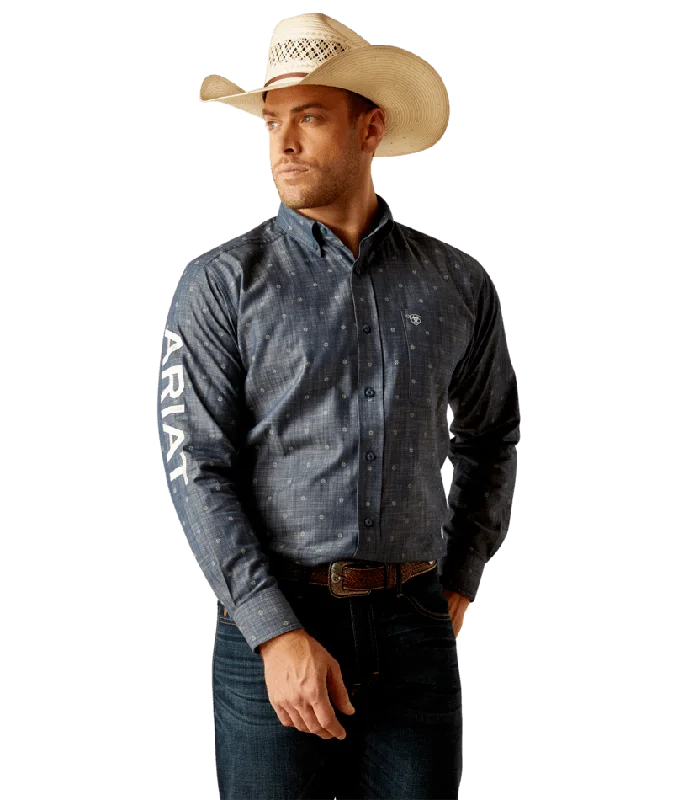 Men's long sleeve silk shirts in vibrant colors for a night outMen's Ariat Team Everett Classic Fit Button Down Shirt #10050532 Men's long sleeve silk shirts in vibrant colors for a night outMen's Ariat Team Everett Classic Fit Button Down Shirt #10050532