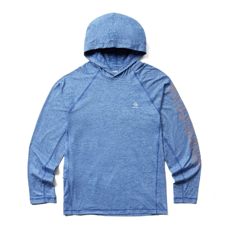 Men's long sleeve fleece - lined shirts for extreme cold weatherWolverine Men's Sun-Stop Eco Hooded Long Sleeve Shirt Men's long sleeve fleece - lined shirts for extreme cold weatherWolverine Men's Sun-Stop Eco Hooded Long Sleeve Shirt