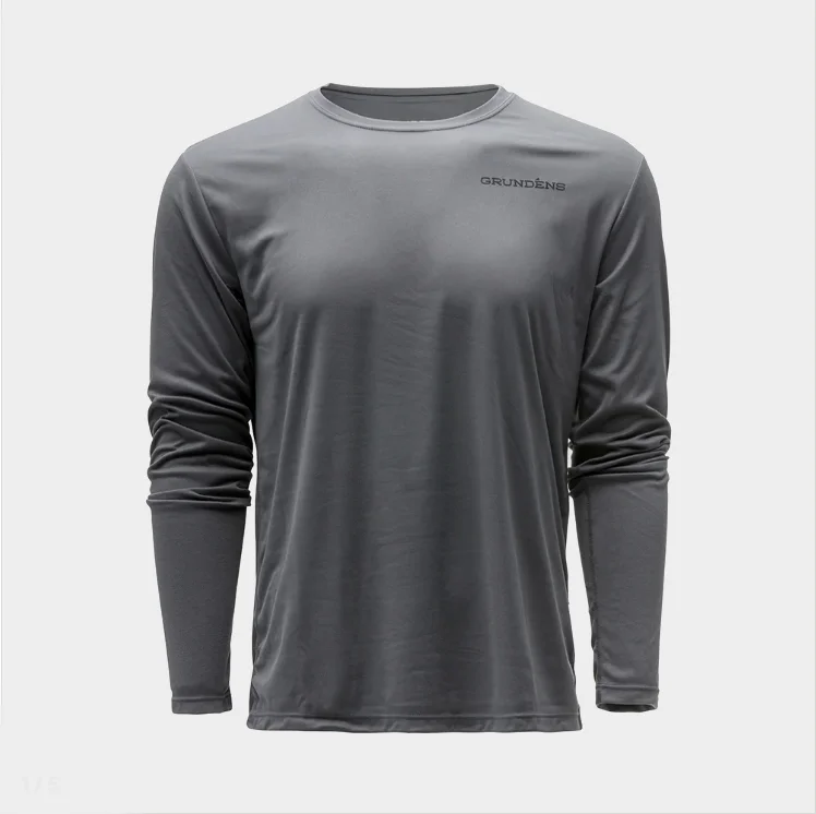 Men's waterproof long sleeve rain shirts for outdoor hiking in the rainGrundéns Men's Kracken Graphic Long Sleeve Tech T-Shirt Men's waterproof long sleeve rain shirts for outdoor hiking in the rainGrundéns Men's Kracken Graphic Long Sleeve Tech T-Shirt