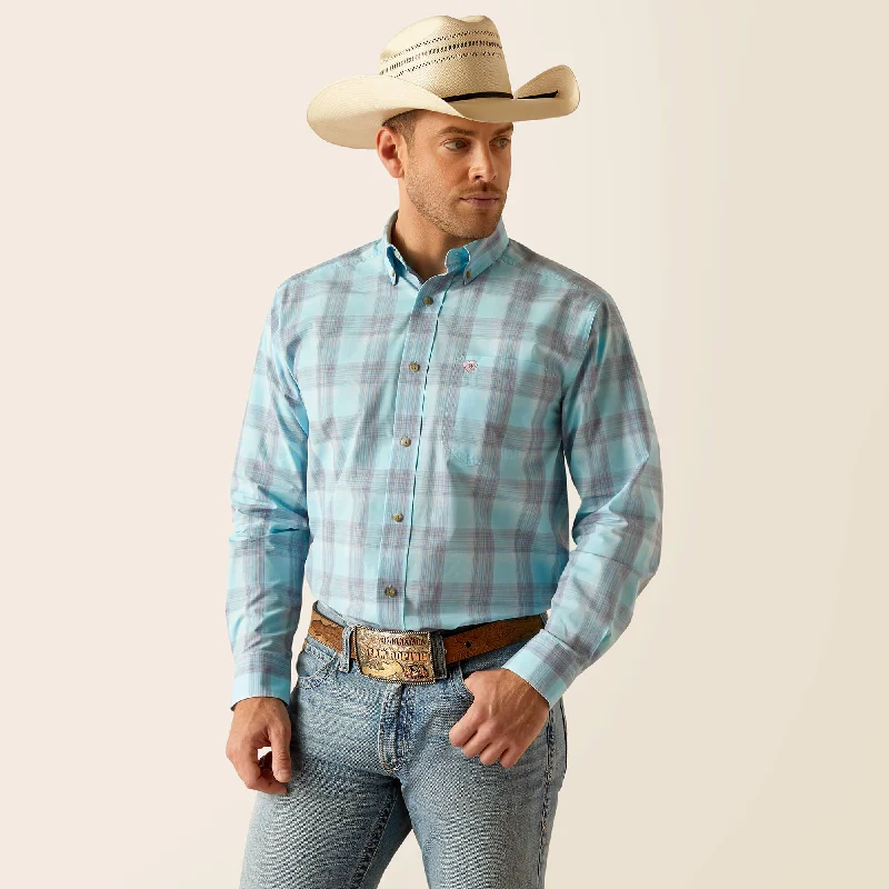 Men's long sleeve dress shirts with French cuffs for formal eventsMen's Ariat Pro Series Kane Classic Fit Button Down Shirt #10048437 Men's long sleeve dress shirts with French cuffs for formal eventsMen's Ariat Pro Series Kane Classic Fit Button Down Shirt #10048437