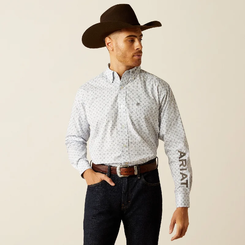 Men's long sleeve fleece - lined shirts for extreme cold weatherMen's Ariat Team Kody Classic Fit Button Down Shirt # 10052624 Men's long sleeve fleece - lined shirts for extreme cold weatherMen's Ariat Team Kody Classic Fit Button Down Shirt # 10052624