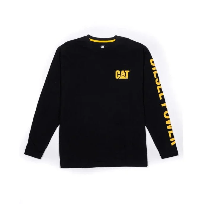 Men's moisture wicking long sleeve athletic shirts for running marathonsCAT Men's Diesel Powered Graphic Long Sleeve T-Shirt Men's moisture wicking long sleeve athletic shirts for running marathonsCAT Men's Diesel Powered Graphic Long Sleeve T-Shirt
