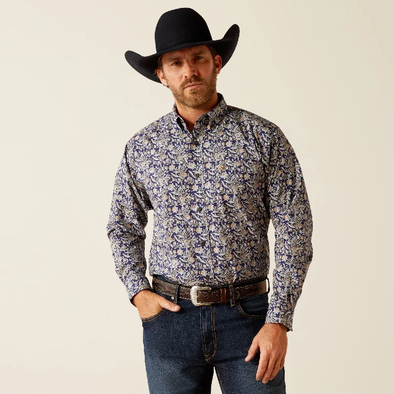 Men's stretch long sleeve denim shirts for a comfortable casual styleMen's Ariat Creighton Button Down Shirt #10054086 Men's stretch long sleeve denim shirts for a comfortable casual styleMen's Ariat Creighton Button Down Shirt #10054086