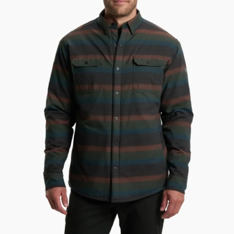 Men's long sleeve slim fit button - down shirts for business meetingsKÜHL JOYRYDR Fleece Lined Long Sleeve Flannel Shirt Jacket Men's long sleeve slim fit button - down shirts for business meetingsKÜHL JOYRYDR Fleece Lined Long Sleeve Flannel Shirt Jacket