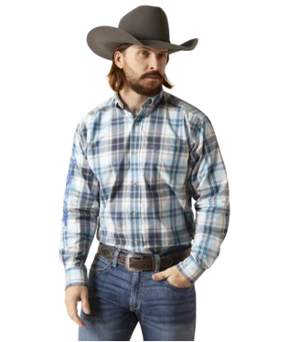Men's long sleeve thermal shirts with thumbholes for extra warmthMen's Ariat Pro Series Team Wilder Classic Fit Button Down Shirt #10046323 Men's long sleeve thermal shirts with thumbholes for extra warmthMen's Ariat Pro Series Team Wilder Classic Fit Button Down Shirt #10046323