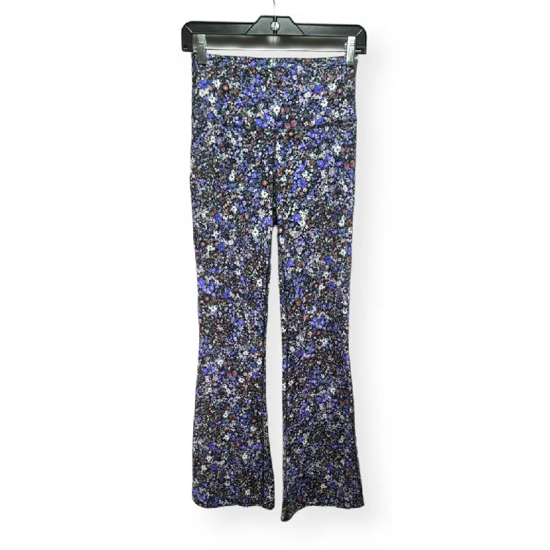 Floral Print Athletic Pants Lululemon, Size 6