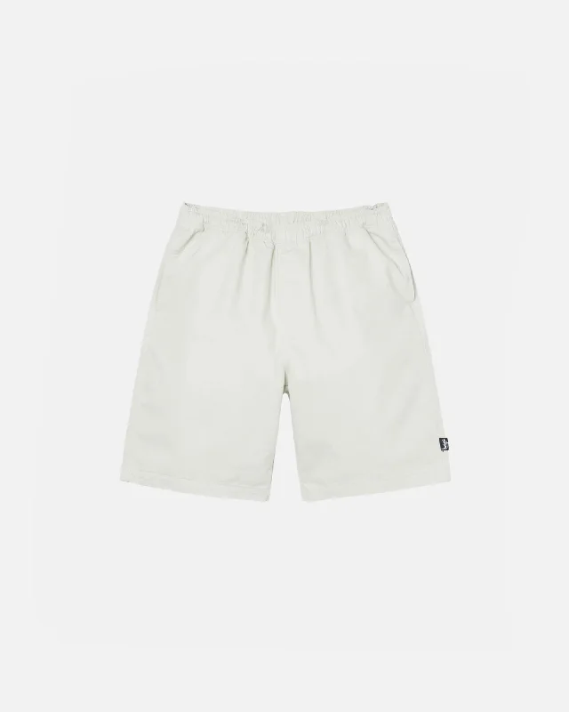 Men's flat - front chino shorts for semi - formal summer eventsBEACH SHORT BRUSHED COTTON Men's flat - front chino shorts for semi - formal summer eventsBEACH SHORT BRUSHED COTTON