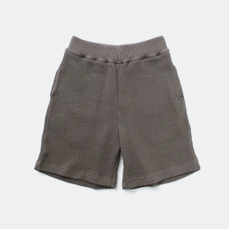Men's high - waisted swim shorts with UPF protection for beach vacationsSOGLIA / Seed stitch shorts Men's high - waisted swim shorts with UPF protection for beach vacationsSOGLIA / Seed stitch shorts
