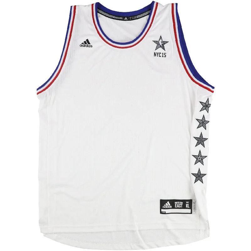 Men's Button - Down Oxford Casual Shirts in Crisp White for a Classic and Versatile StyleAdidas Mens All-Star East NYC 15 Jersey, White, X-Large Men's Button - Down Oxford Casual Shirts in Crisp White for a Classic and Versatile StyleAdidas Mens All-Star East NYC 15 Jersey, White, X-Large