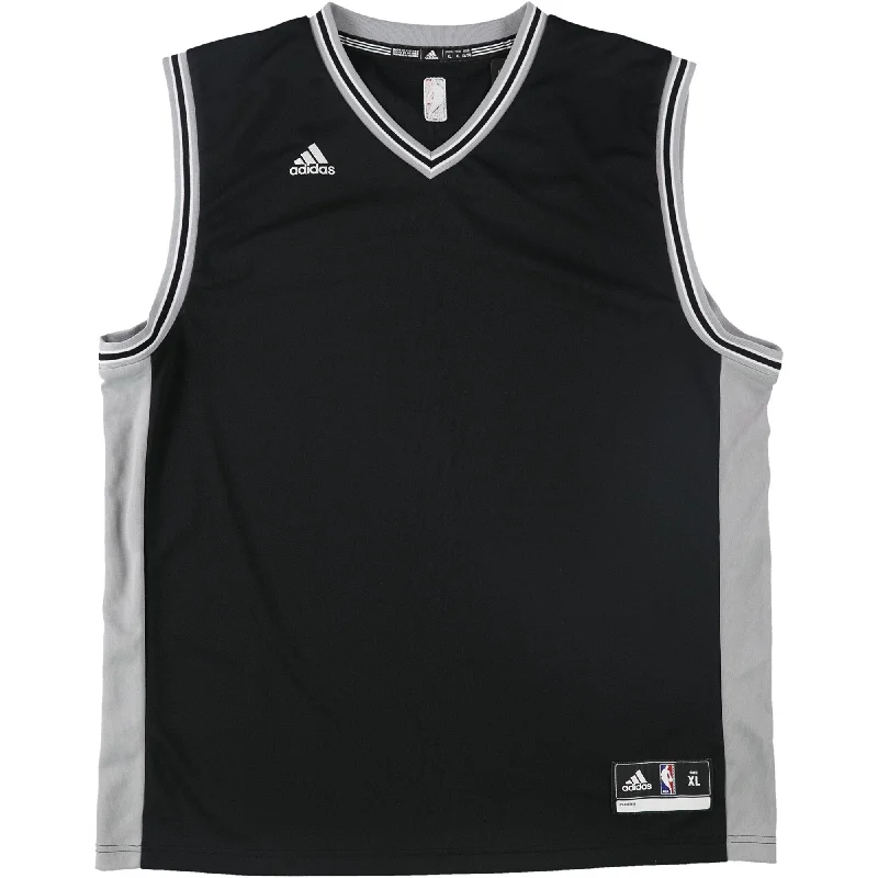 Men's Moisture - Wicking Performance Fabric Casual Shirts for Outdoor ActivitiesAdidas Mens San Antonio Spurs Jersey Men's Moisture - Wicking Performance Fabric Casual Shirts for Outdoor ActivitiesAdidas Mens San Antonio Spurs Jersey