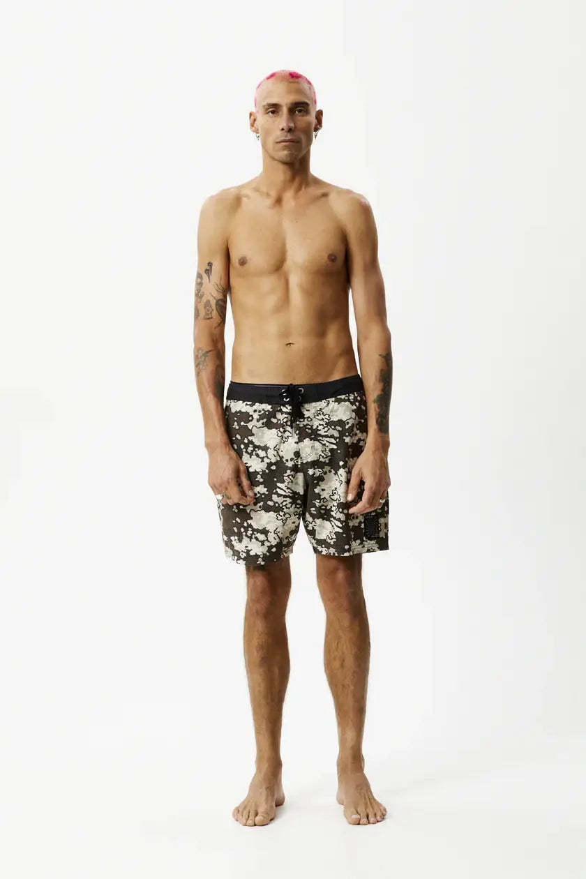 Men's wide - leg linen blend shorts for a relaxed beachside vibeAfends jungle hemp boardshort 18''- earth camo Men's wide - leg linen blend shorts for a relaxed beachside vibeAfends jungle hemp boardshort 18''- earth camo