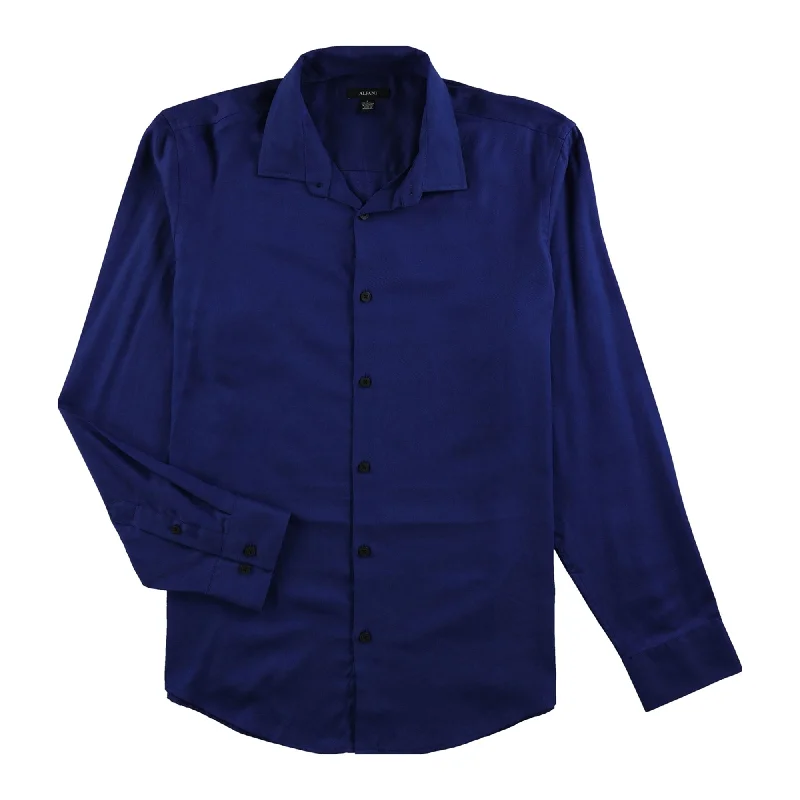 Men's Linen Blend Casual Shirts with Roll - Up Sleeves for a Summer Beach LookAlfani Mens Vesper Twill Button Up Shirt Men's Linen Blend Casual Shirts with Roll - Up Sleeves for a Summer Beach LookAlfani Mens Vesper Twill Button Up Shirt