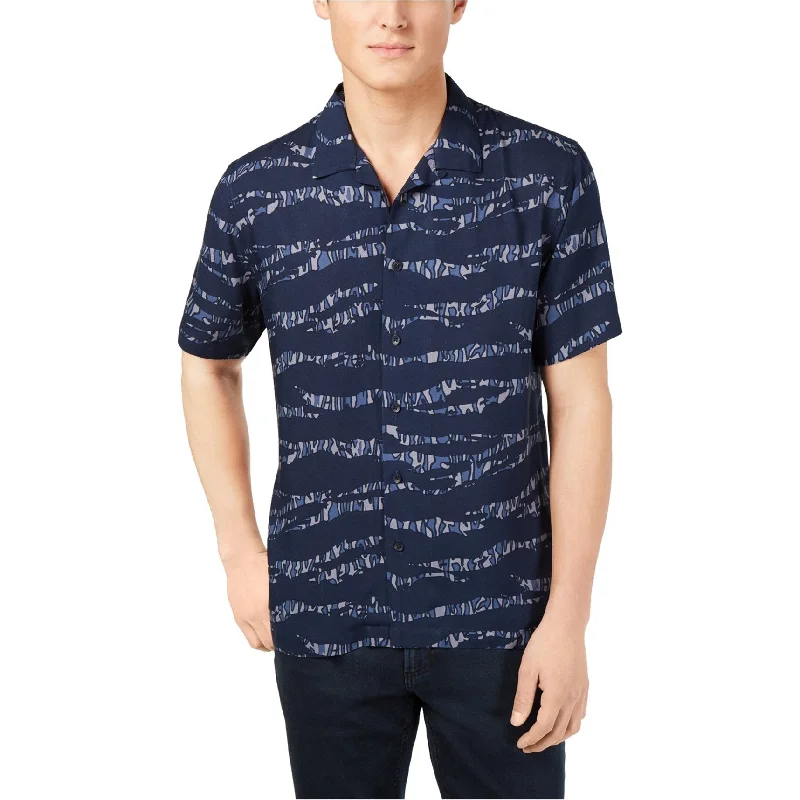 Men's Slim - Fit Printed Floral Casual Shirts in Pastel Colors for a Spring - Inspired VibeAmerican Rag Mens Tiger Stripe Button Up Shirt, Blue, Small Men's Slim - Fit Printed Floral Casual Shirts in Pastel Colors for a Spring - Inspired VibeAmerican Rag Mens Tiger Stripe Button Up Shirt, Blue, Small
