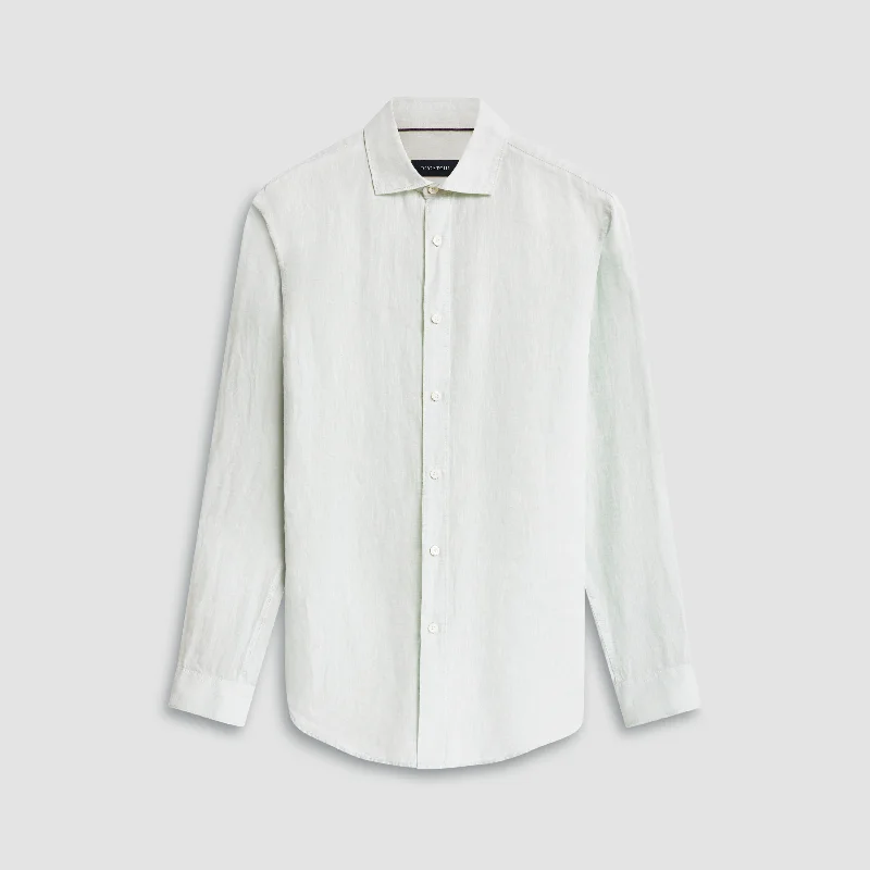 Men's Distressed Denim Casual Shirts with Frayed Edges for a Trendy and Rugged LookAxel Solid Linen Shirt Men's Distressed Denim Casual Shirts with Frayed Edges for a Trendy and Rugged LookAxel Solid Linen Shirt