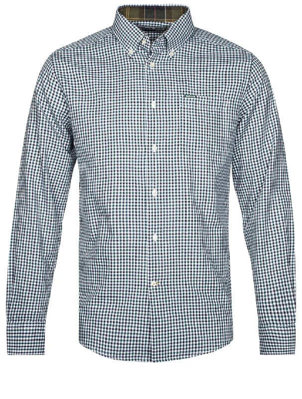 Men's Thermal - Lined Casual Shirts in Black for Added Warmth in Cold WeatherPadshaw Tailored Shirt Green Men's Thermal - Lined Casual Shirts in Black for Added Warmth in Cold WeatherPadshaw Tailored Shirt Green