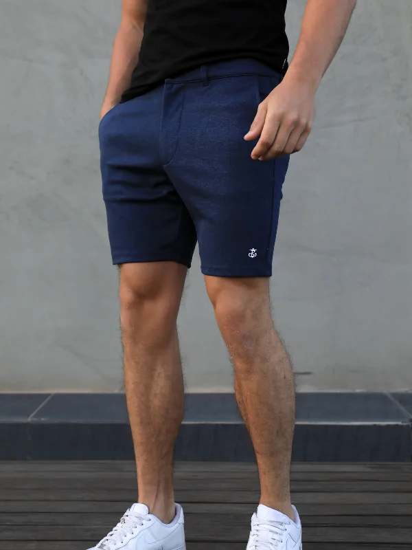 Men's ripped denim shorts for a trendy streetwear aestheticSorrento Shorts - Navy