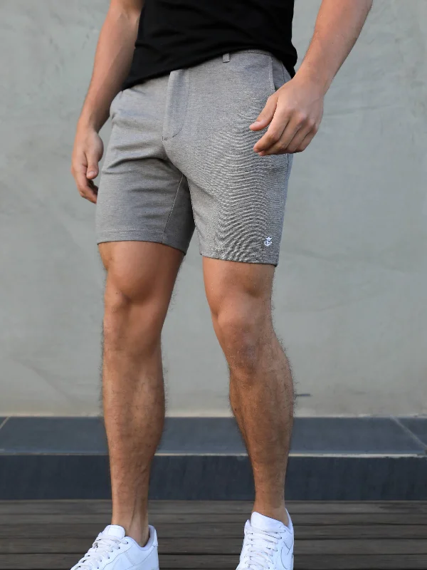 Men's distressed cotton shorts for a bohemian - inspired styleSorrento Stretch Fit Shorts - Brown Men's distressed cotton shorts for a bohemian - inspired styleSorrento Stretch Fit Shorts - Brown