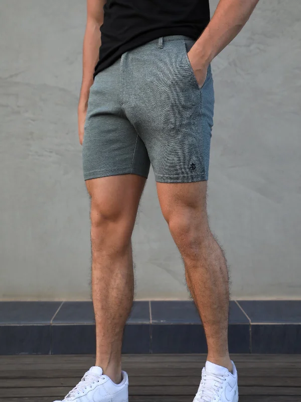 Men's neon - colored athletic shorts for high - visibility workoutsSorrento Stretch Fit Shorts - Khaki Green Men's neon - colored athletic shorts for high - visibility workoutsSorrento Stretch Fit Shorts - Khaki Green