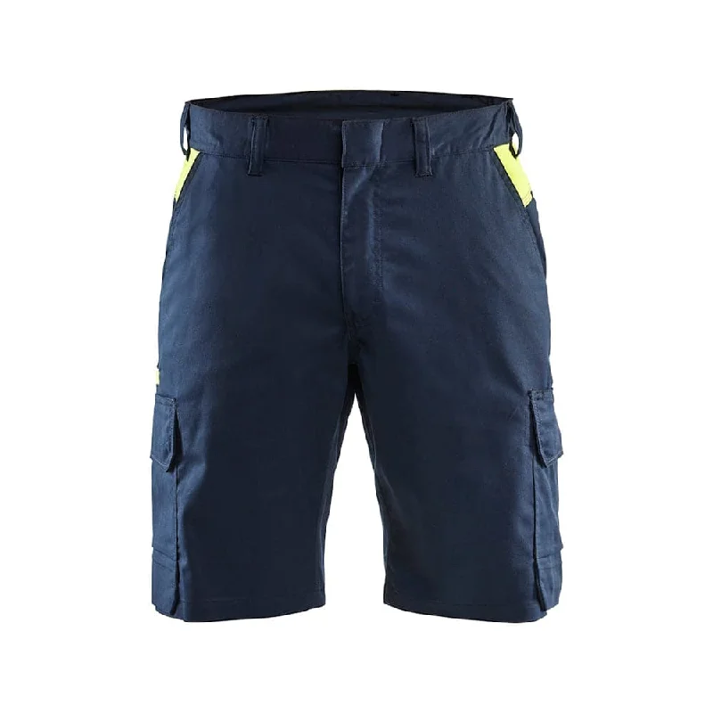 Men's neon - colored athletic shorts for high - visibility workoutsBlaklader 1446 Stretch Industry Work Shorts Men's neon - colored athletic shorts for high - visibility workoutsBlaklader 1446 Stretch Industry Work Shorts