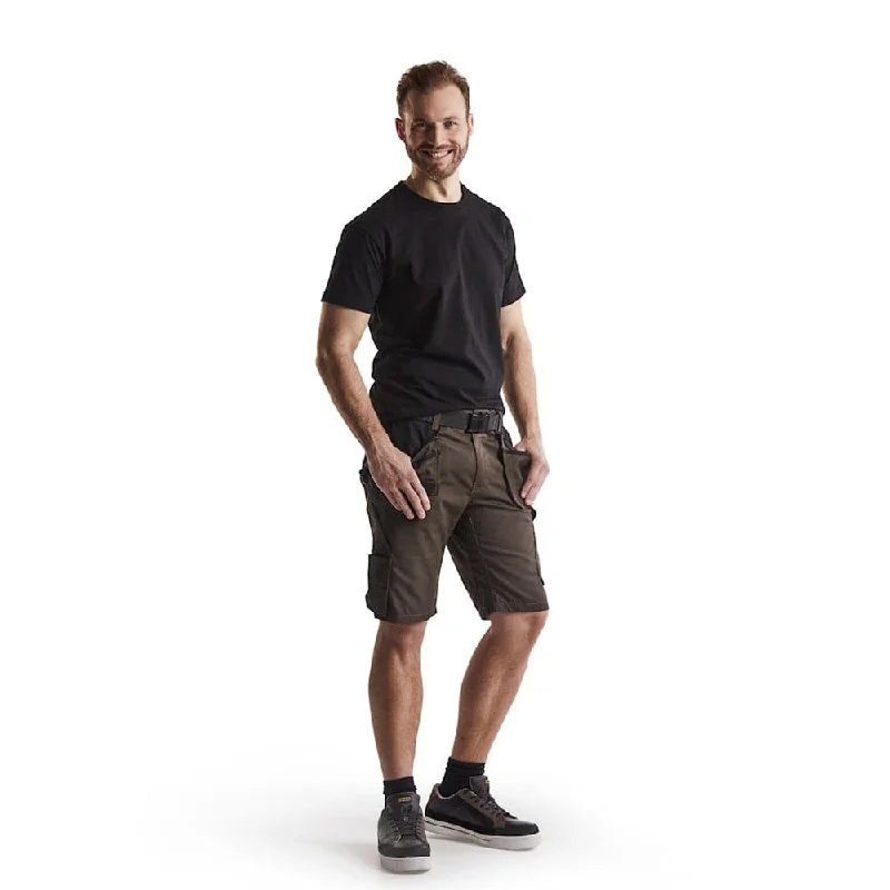 Men's floral print silk blend shorts for a unique night - out lookBlaklader 1494 Service Shorts with Holster Pockets