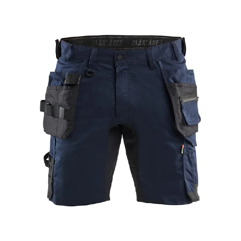 Men's button - fly denim work shorts for durability on the jobBlaklader 1752 Lightweight Holster Pocket Craftsmen Shorts
