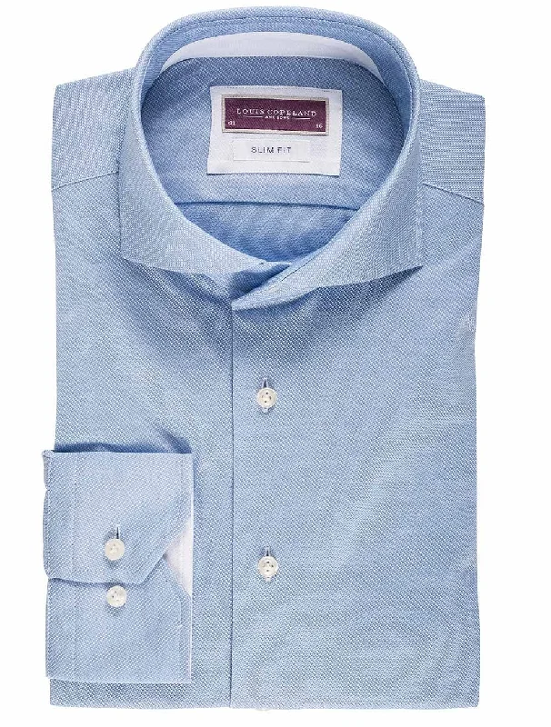 Men's Button - Down Oxford Casual Shirts in Crisp White for a Classic and Versatile StyleBlue Mesh Slim Fit Shirt Blue/slim Men's Button - Down Oxford Casual Shirts in Crisp White for a Classic and Versatile StyleBlue Mesh Slim Fit Shirt Blue/slim