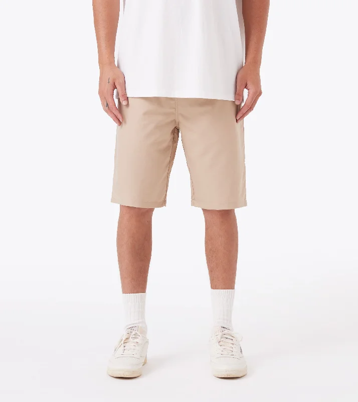 Men's adjustable - length convertible shorts for versatile useBox Short Sandstone