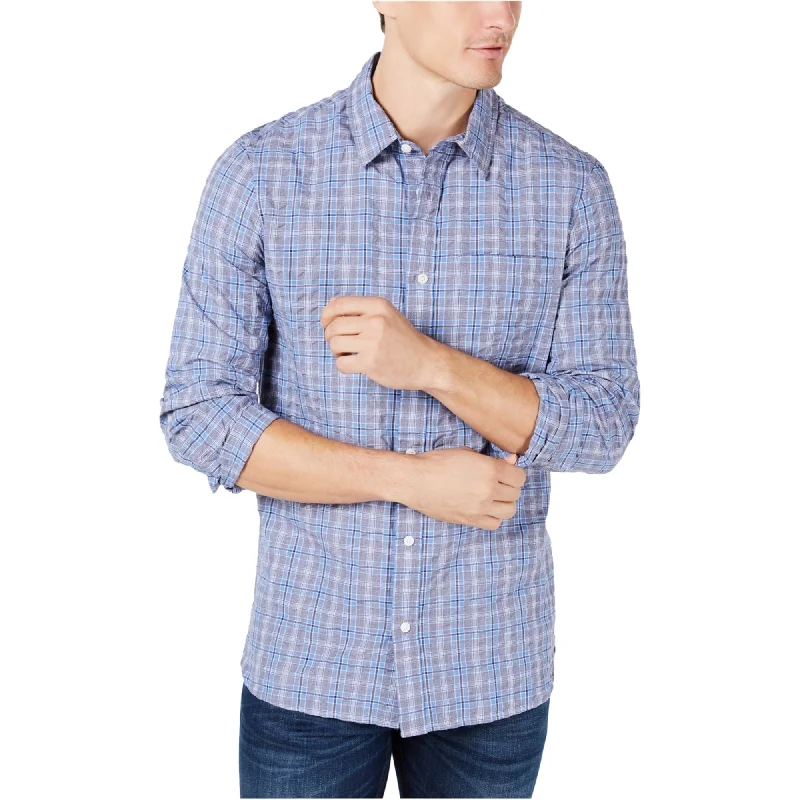 Men's Long - Line Oversized Casual Shirts in Dark Gray for a Relaxed and Modern LookCalvin Klein Mens Plaid Button Up Shirt, Blue, X-Small Men's Long - Line Oversized Casual Shirts in Dark Gray for a Relaxed and Modern LookCalvin Klein Mens Plaid Button Up Shirt, Blue, X-Small