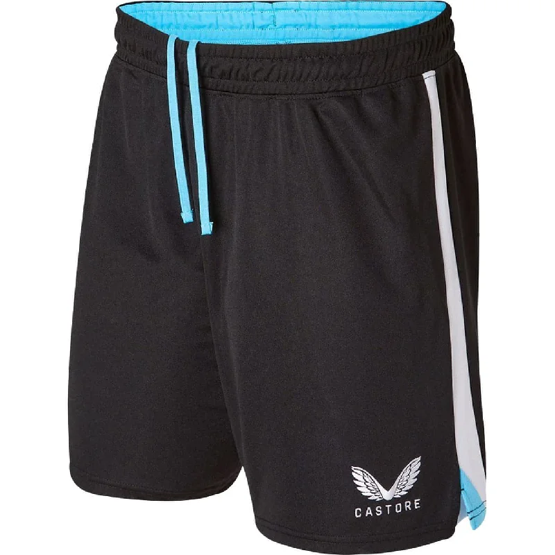 Men's floral print silk blend shorts for a unique night - out lookCastore Newcastle United Home 2021/22 Junior Football Shorts