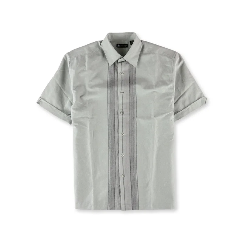 Men's Organic Cotton Casual Shirts with a Soft Handfeel for Everyday ComfortCentro Mens Patterned Button Up Shirt, Grey, Small Men's Organic Cotton Casual Shirts with a Soft Handfeel for Everyday ComfortCentro Mens Patterned Button Up Shirt, Grey, Small