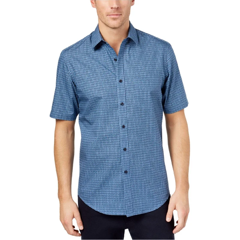 Men's Moisture - Wicking Performance Fabric Casual Shirts for Outdoor ActivitiesClub Room Mens Pineapple Button Up Shirt, Blue, Small Men's Moisture - Wicking Performance Fabric Casual Shirts for Outdoor ActivitiesClub Room Mens Pineapple Button Up Shirt, Blue, Small