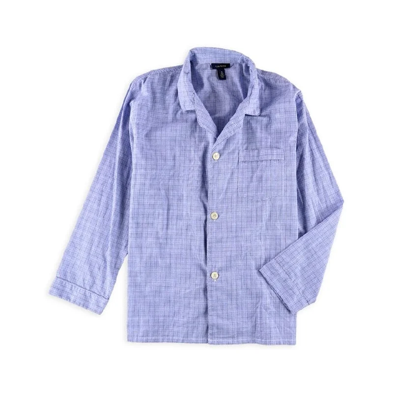 Men's Stretch - Fabric Casual Shirts in Navy Blue for a Comfortable and Flexible FitClub Room Mens Plaid Button Up Shirt, Blue, Medium Men's Stretch - Fabric Casual Shirts in Navy Blue for a Comfortable and Flexible FitClub Room Mens Plaid Button Up Shirt, Blue, Medium