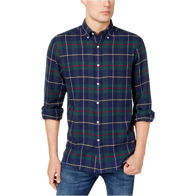 Men's Button - Down Oxford Casual Shirts in Crisp White for a Classic and Versatile StyleClub Room Mens Tartan Plaid Button Up Shirt, Green, Small Men's Button - Down Oxford Casual Shirts in Crisp White for a Classic and Versatile StyleClub Room Mens Tartan Plaid Button Up Shirt, Green, Small