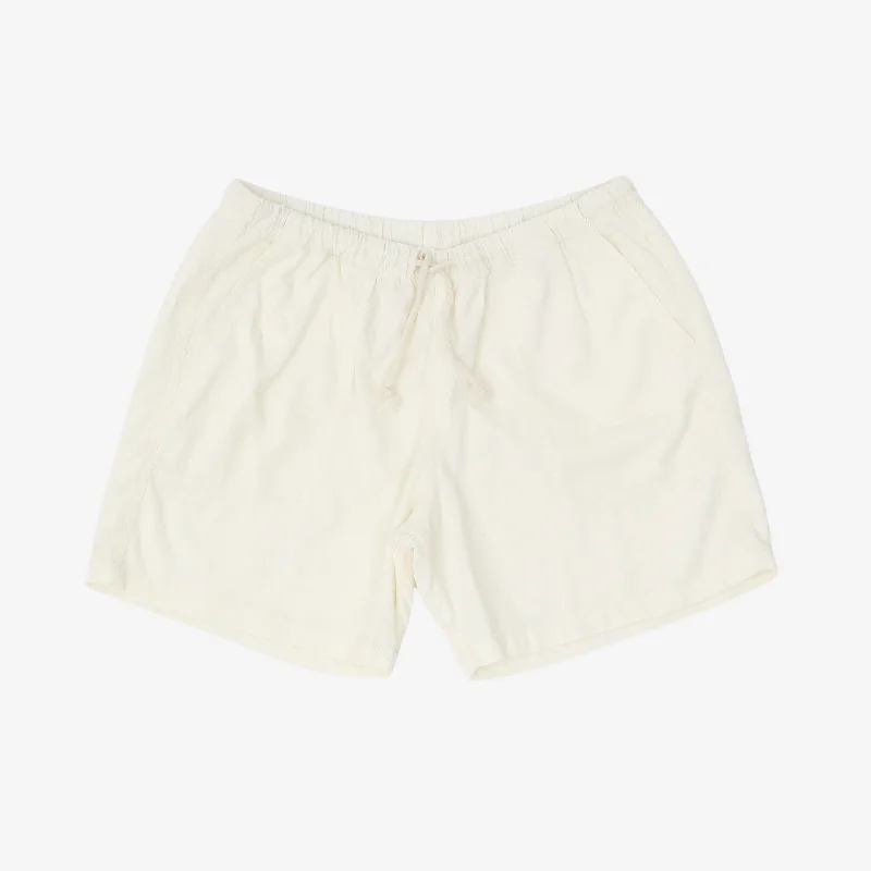Men's floral print silk blend shorts for a unique night - out lookCorduroy Beach Shorts